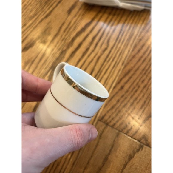 Kutahya Porselen Arte Bianco Expresso Coffee / Tea Set. Plates And Mug Cups. - Picture 7 of 13